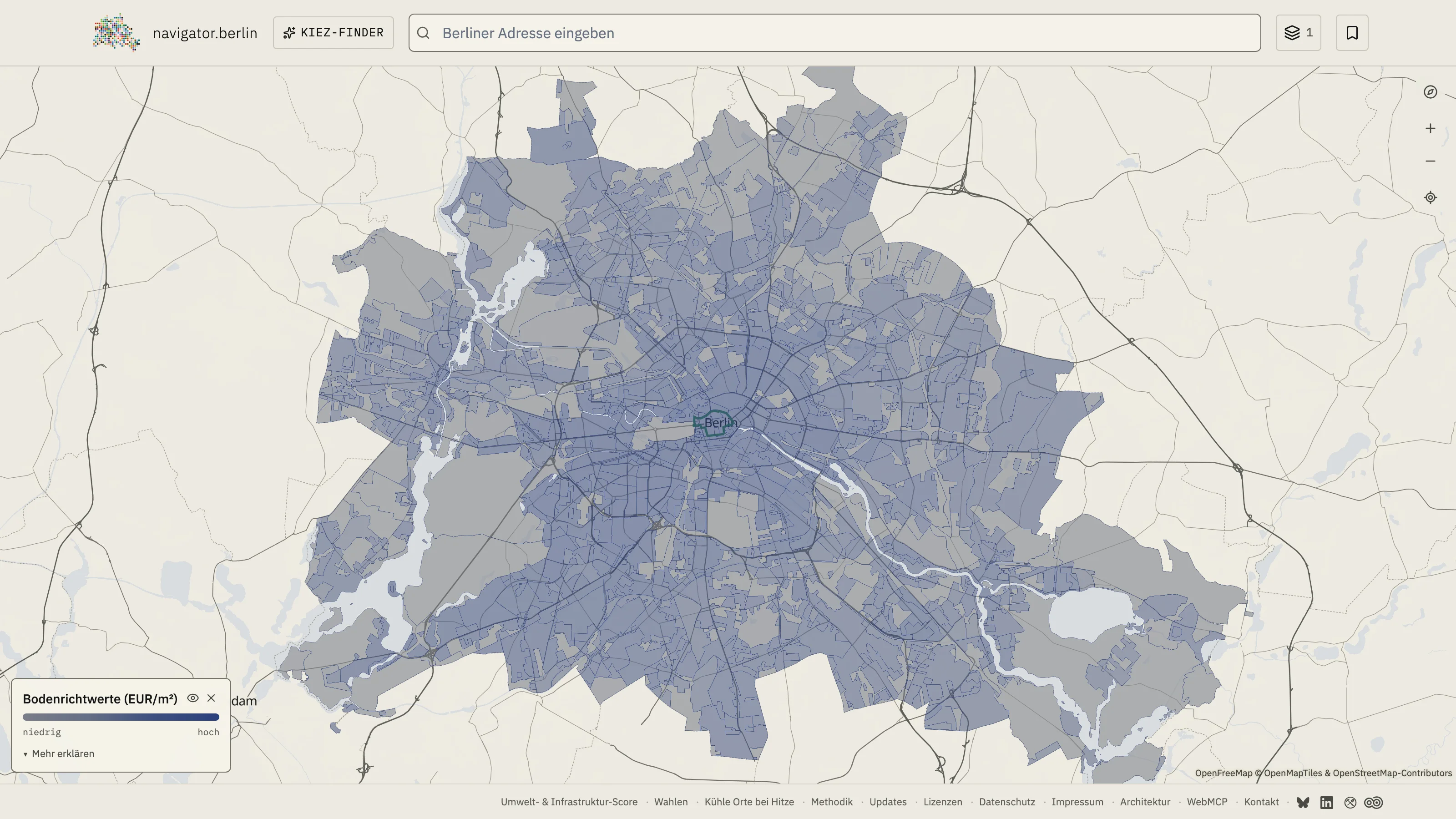 Land values.