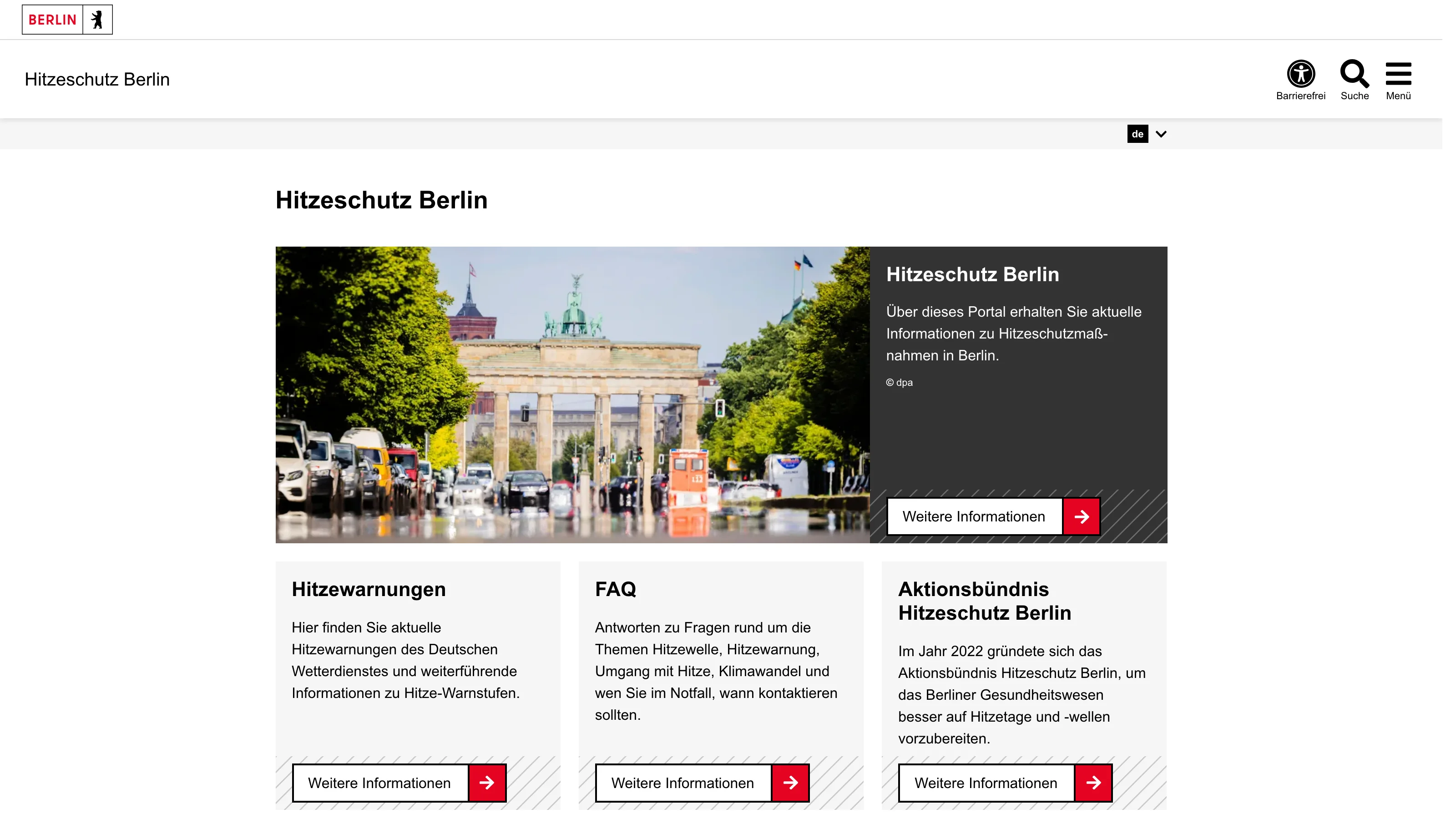 Berlin's official heat portal.